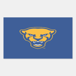 Pitt Panthers Logo Rectangular Sticker