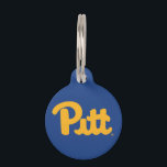 Pitt Pet ID Tag<br><div class="desc">Check out these new University of Pittsburgh designs! Show off your Pitt Panther pride with these new custom Pitt products. These make perfect gifts for the Panther student, alumni, family, friend or fan in your life. All of these Zazzle products are customizable with your name, class year, or club. Go...</div>