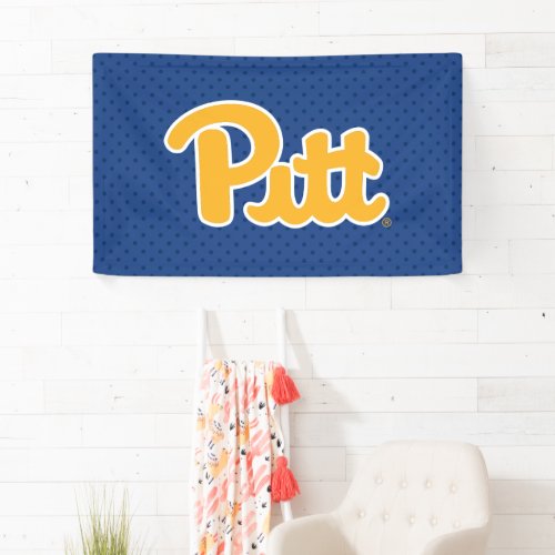 Pitt Polka Dots Banner