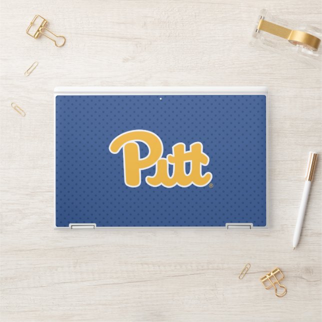 Pitt Polka Dots HP Laptop Skin (Desk)