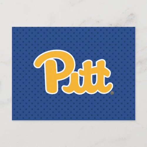 Pitt Polka Dots Invitation Postcard