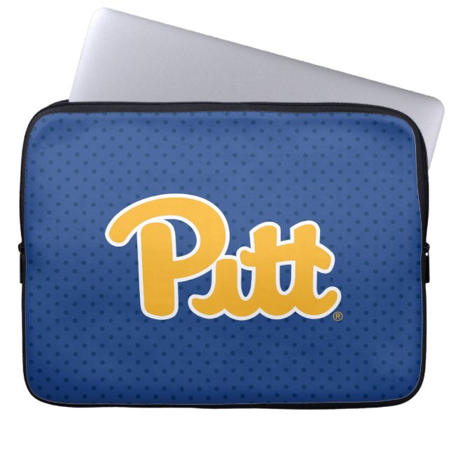 Pitt Polka Dots Laptop Sleeve (Front)