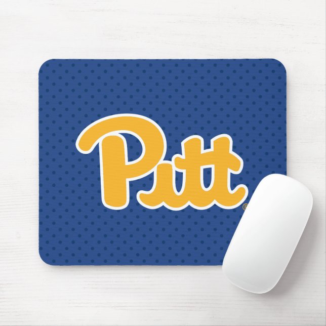 Pitt Polka Dots Mouse Pad (With Mouse)