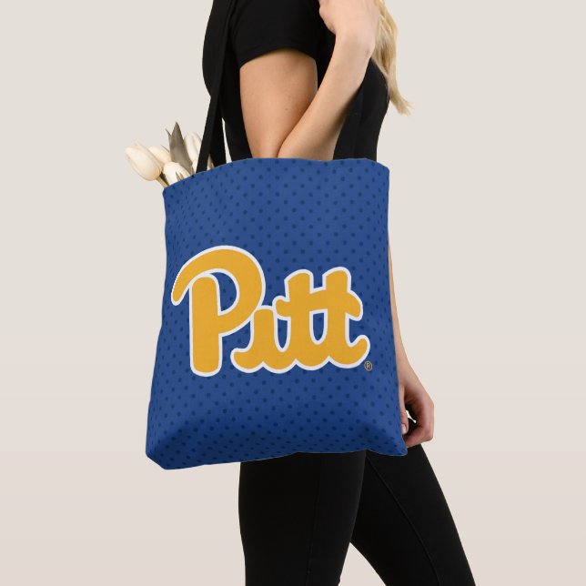 Pitt Polka Dots Tote Bag (Close Up)