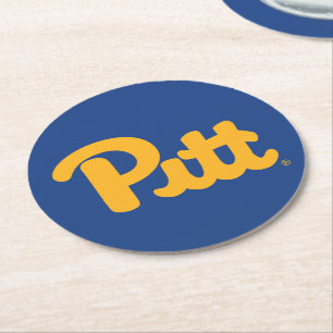 Pitt Round Paper Coaster