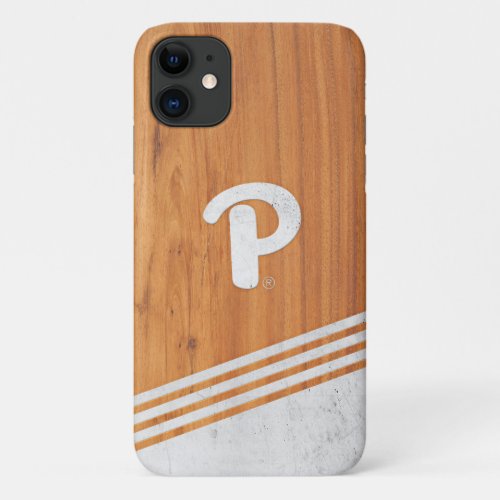 Pitt Wood Cement iPhone 11 Case
