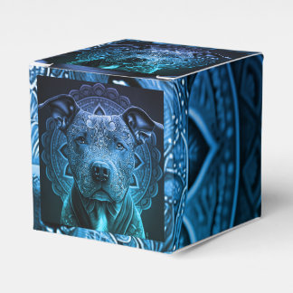 Pittbull Dog Breed Favor Boxes