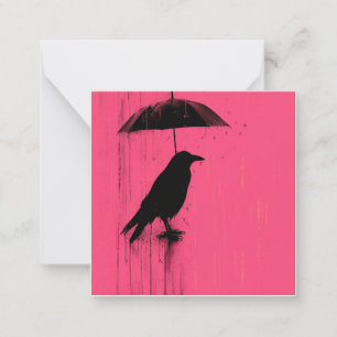 Pitter-Patter & Pen Pals: Share Crow Stories Note Card