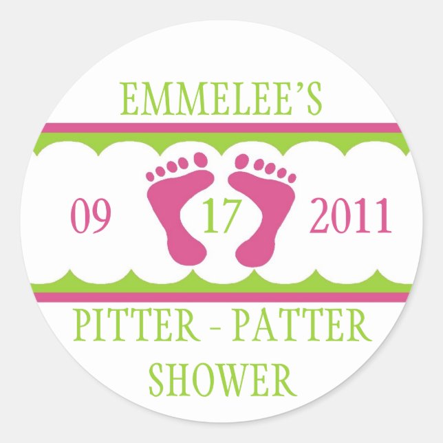 Pitter Patter Sticker (Front)