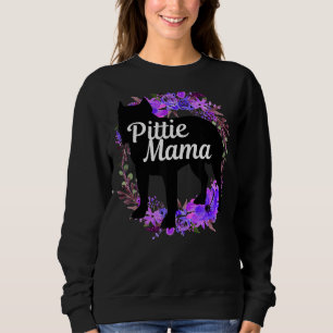 Pittie Mama Pitbull Pit Bull Dog Mom Mother 2 Sweatshirt