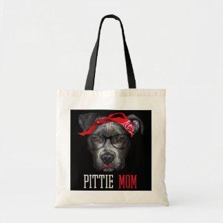 Pittie Mom Pitbull Dog Lovers Mothers Day  Tote Bag