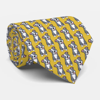 Pittie Party Neck Tie