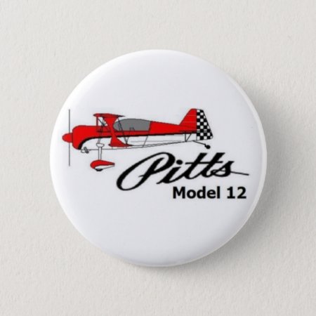Pitts Model 12 Pinback Button