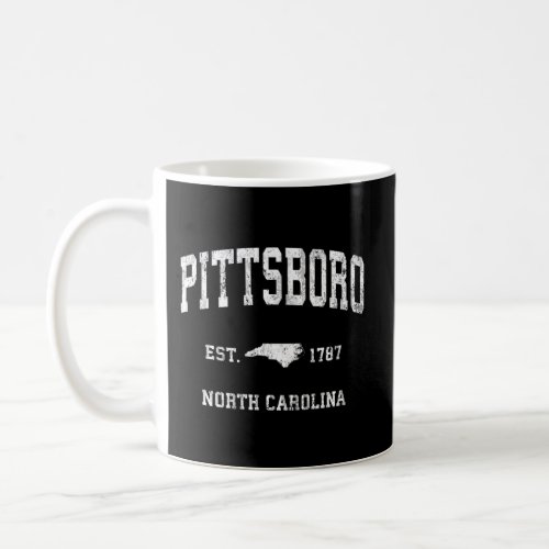Pittsboro North Carolina Nc Athletic Sports Coffee Mug