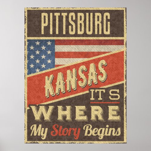 Pittsburg Kansas Poster