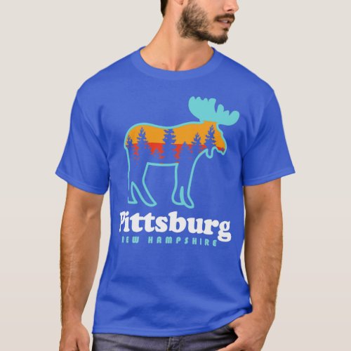 Pittsburg NH Moose Pittsburg New Hampshire  T_Shirt