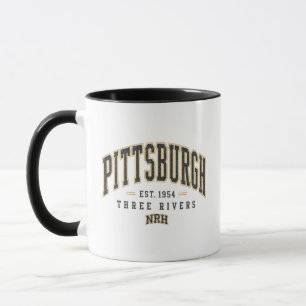 Pittsburgh 1954 Three Rivers Vintage Americana Mug