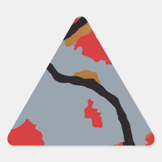 Pittsburgh Abstract Art Triangle Sticker