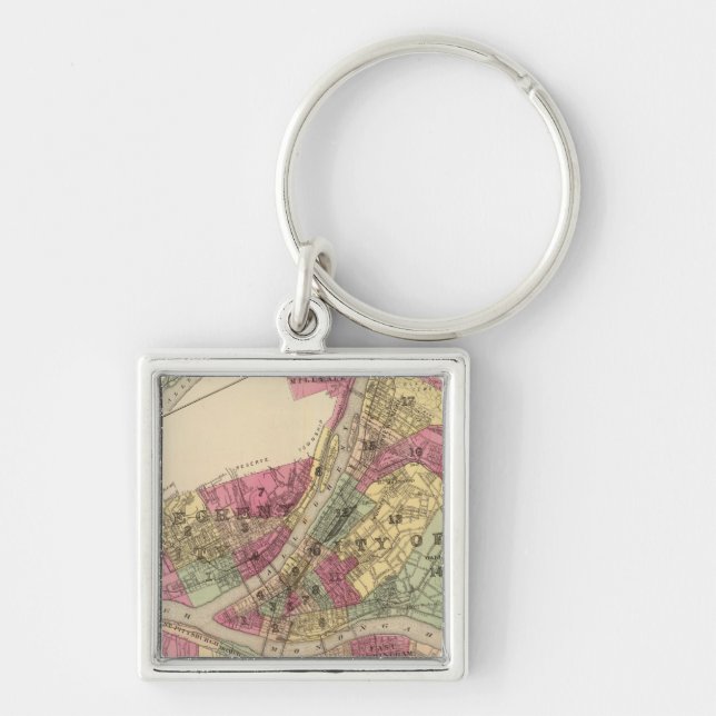 Pittsburgh, Allegheny Keychain (Front)