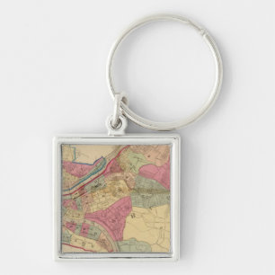 Pittsburgh and Allegheny Keychain