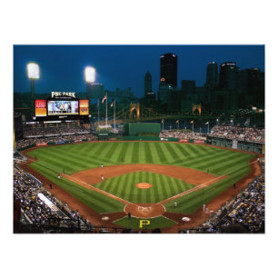 Pittsburgh Baseball at Night  Photo Print