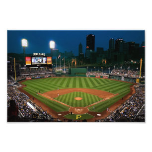 Pittsburgh Baseball at Night Photo Print