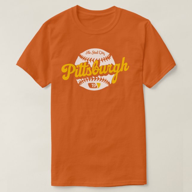 Pittsburgh Baseball T-Shirt (Design Front)