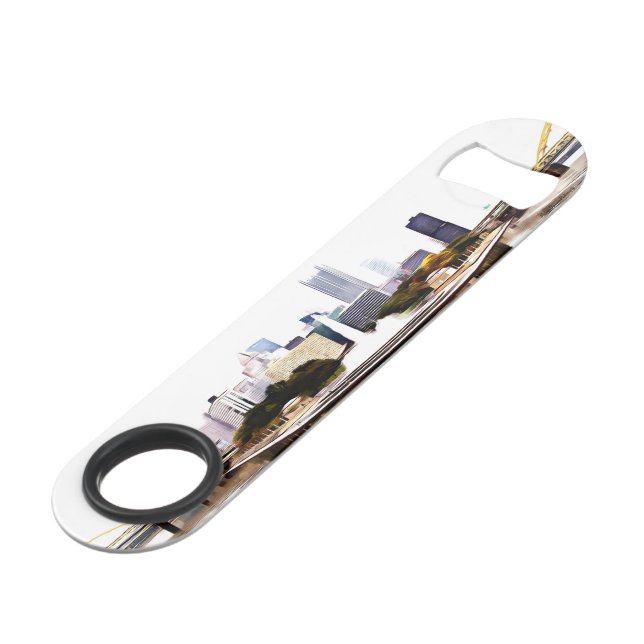 Pittsburgh Bottle Operner Bar Key (Front Angled)