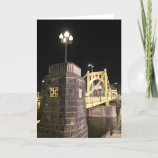 Pittsburgh bridge greeting card