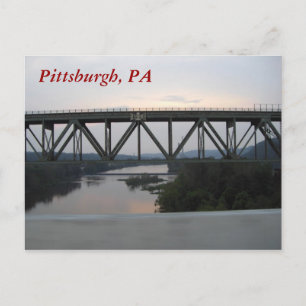 Pittsburgh Bridge Postcard