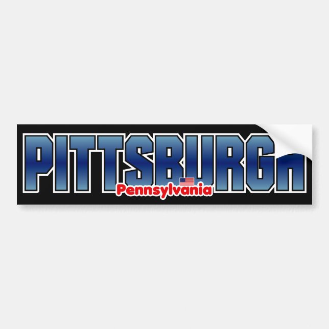 Pittsburgh Bumper Sticker (Front)