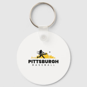 Pittsburgh Bysebyll Vintage Minimalist Retro Byseb Keychain