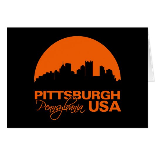 PITTSBURGH card - customize (Front Horizontal)