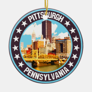 Pittsburgh ceramic ornament