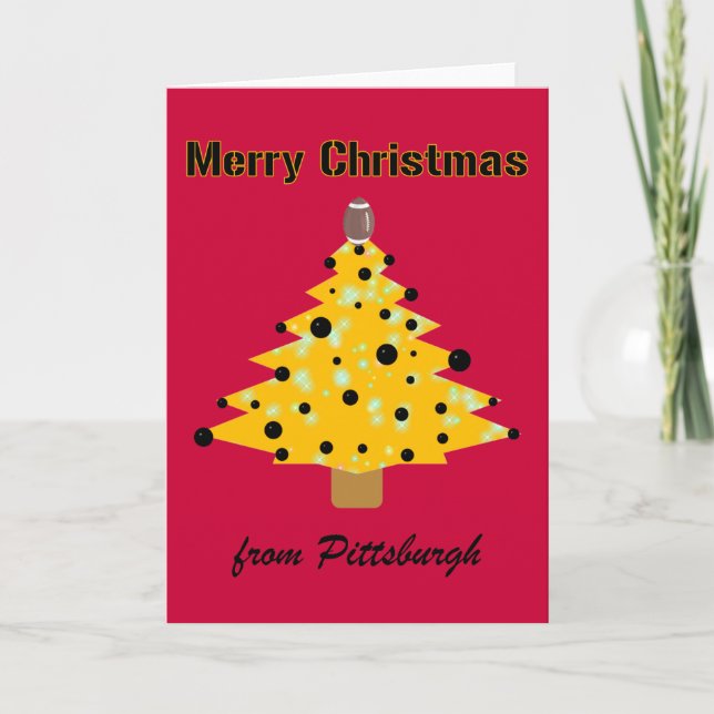 Pittsburgh Christmas Holiday Card (Front)