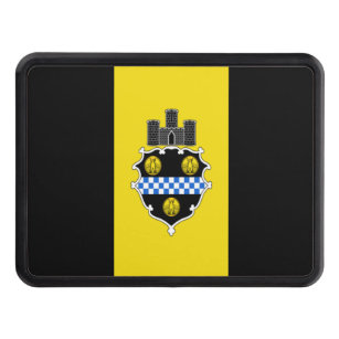Pittsburgh city flag hitch cover