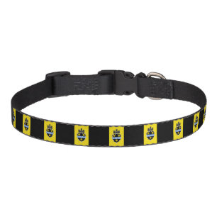 Pittsburgh city flag pet collar