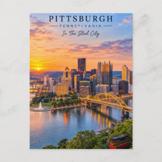 Pittsburgh City Pennsylvania In The Steel City Postcard