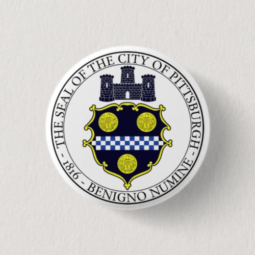 Pittsburgh city seal button