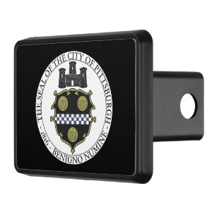 Pittsburgh city seal hitch cover