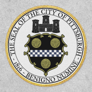 Pittsburgh city seal patch