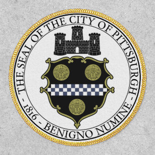 Pittsburgh city seal patch