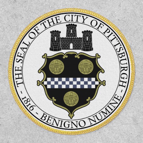 Pittsburgh city seal patch