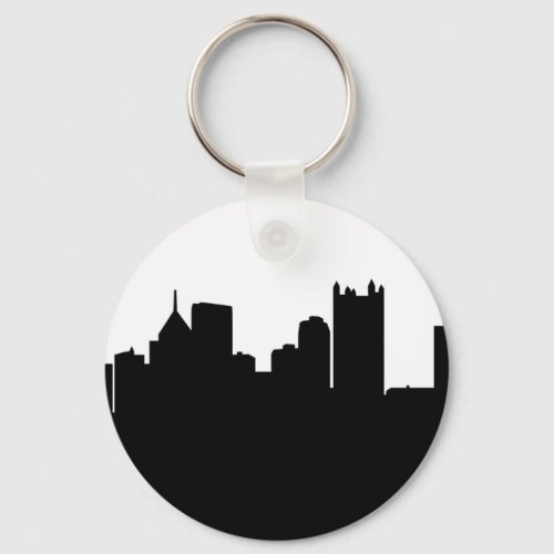 Pittsburgh City Skyline Keychain