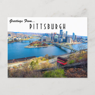Pittsburgh Cityscape Postcard