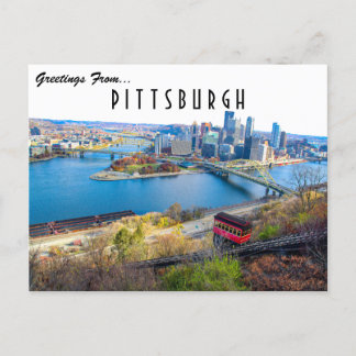 Pittsburgh Cityscape Postcard