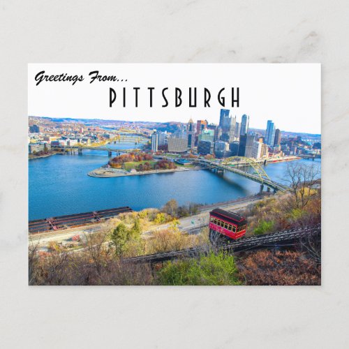 Pittsburgh Cityscape Postcard