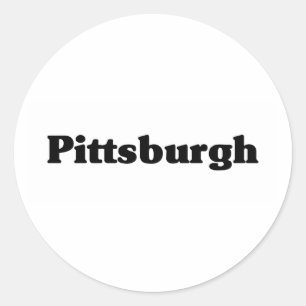 Pittsburgh  Classic t shirts Classic Round Sticker