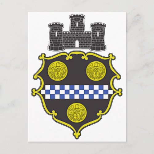 Pittsburgh Coat of Arms Postcard