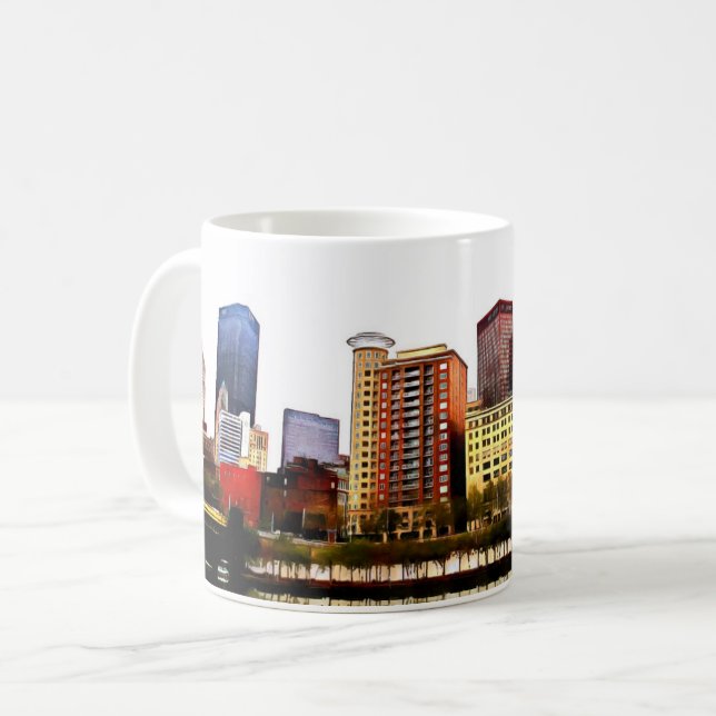 Pittsburgh Coffee Mug (Front Left)